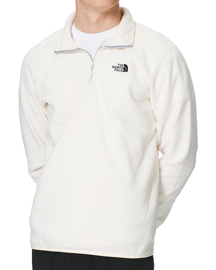 Herre | Gensere | The North Face | 100 Glacier 1/4 Zip Gardenia White