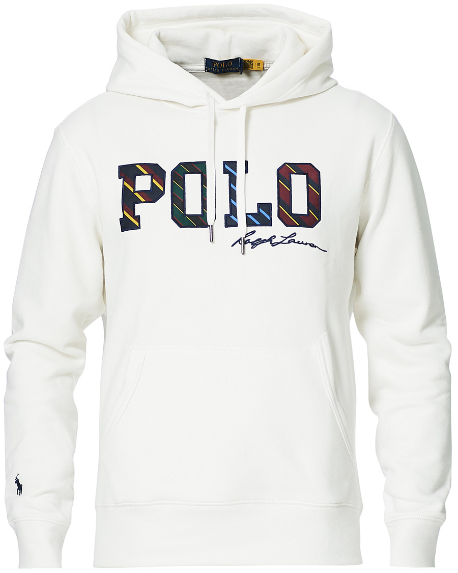Herre | Gensere | Polo Ralph Lauren | Magic Fleece Logo Hoodie Deckwash White