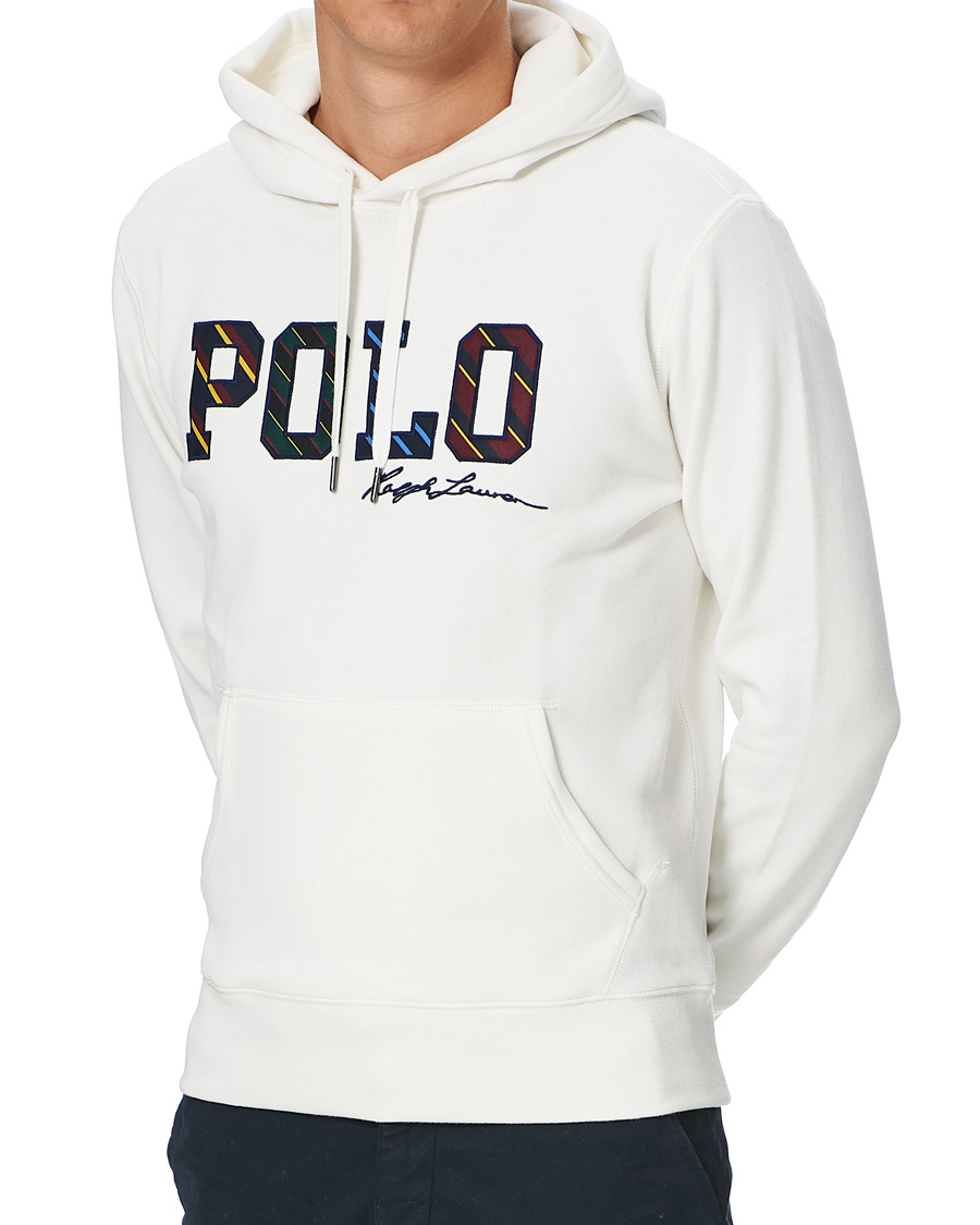 Herre | Gensere | Polo Ralph Lauren | Magic Fleece Logo Hoodie Deckwash White