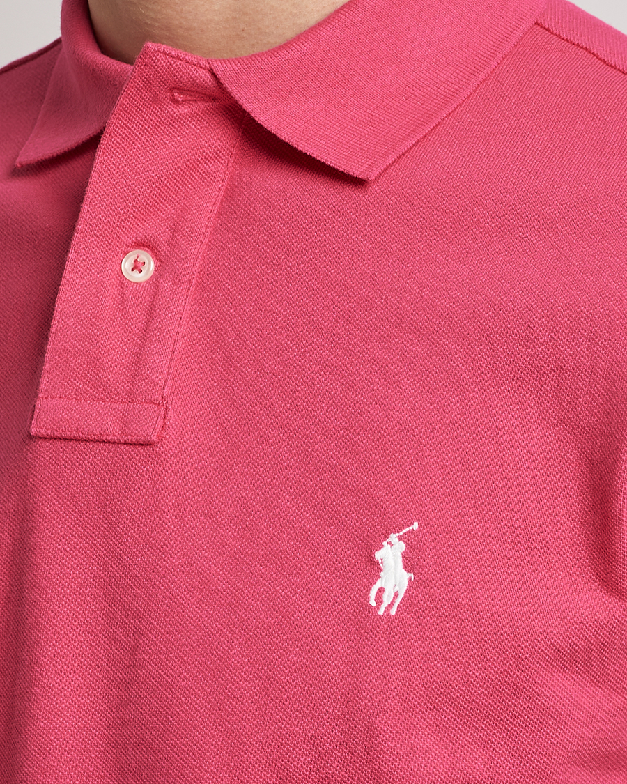 Herre | Pikéer | Polo Ralph Lauren | Custom Slim Fit Polo Hot Pink