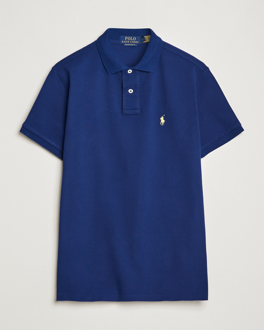 Herre | Pikéer | Polo Ralph Lauren | Custom Slim Fit Polo Fall Royal
