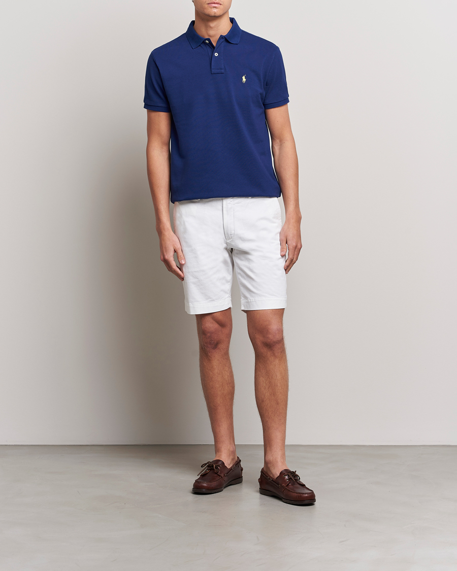 Herre | Pikéer | Polo Ralph Lauren | Custom Slim Fit Polo Fall Royal