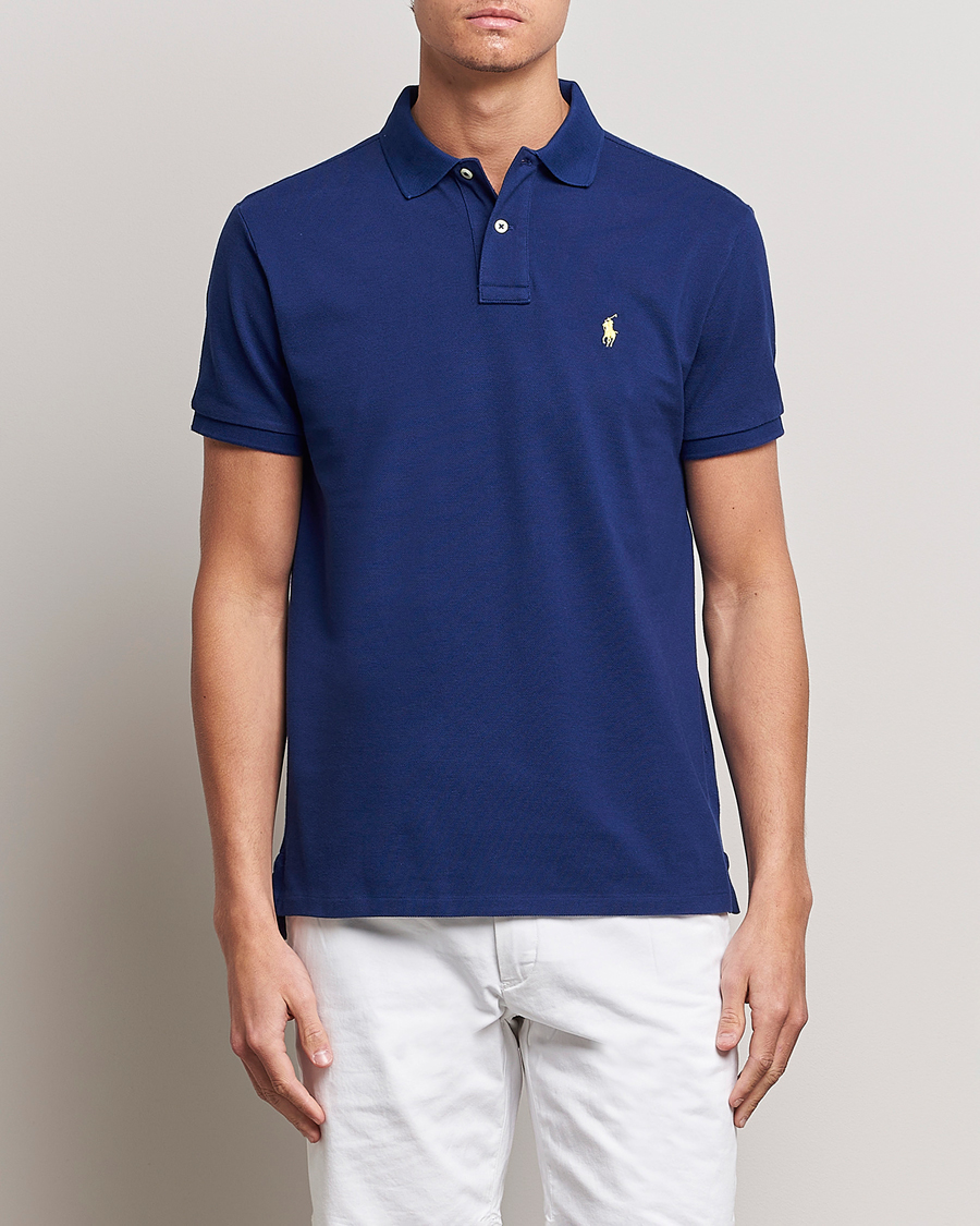 Herre | Pikéer | Polo Ralph Lauren | Custom Slim Fit Polo Fall Royal