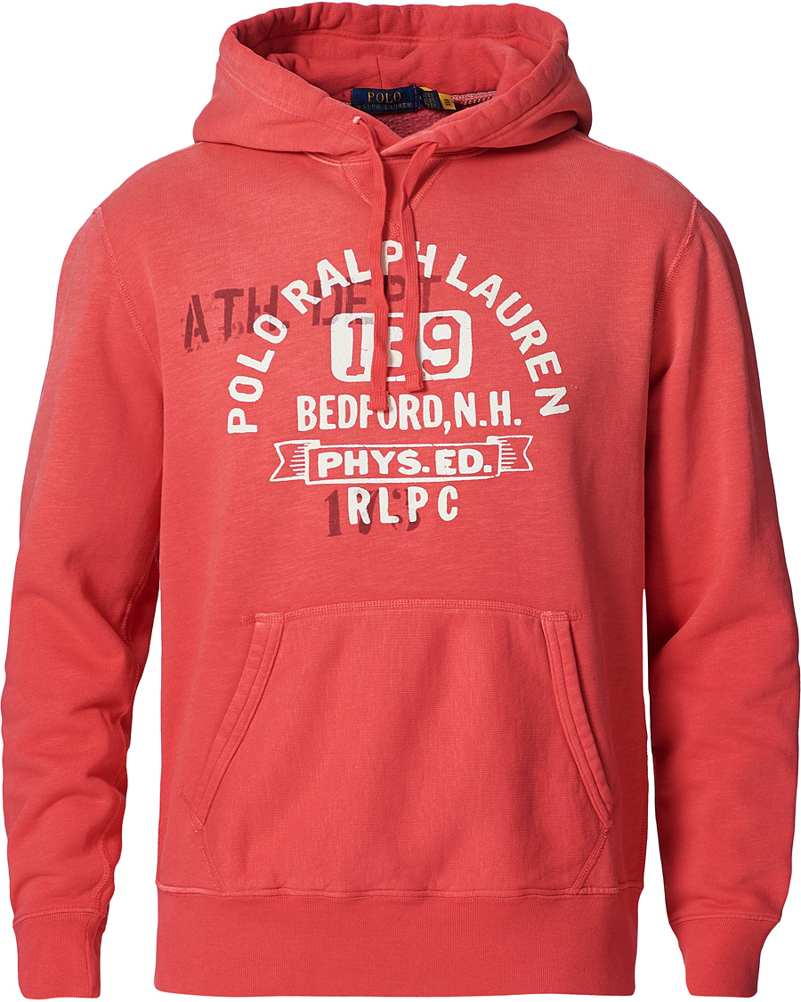 Herre | Gensere | Polo Ralph Lauren | Vintage Fleece Logo Hoodie Sunset Red