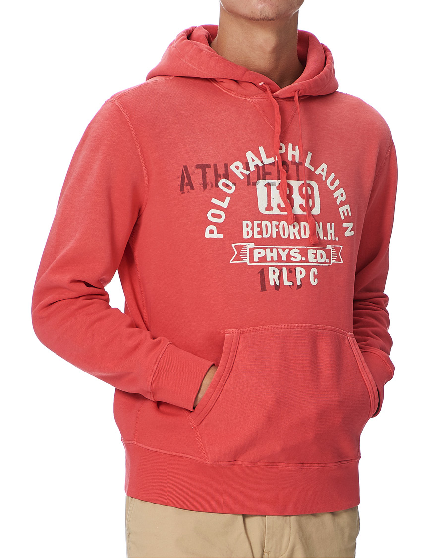 Herre | Gensere | Polo Ralph Lauren | Vintage Fleece Logo Hoodie Sunset Red