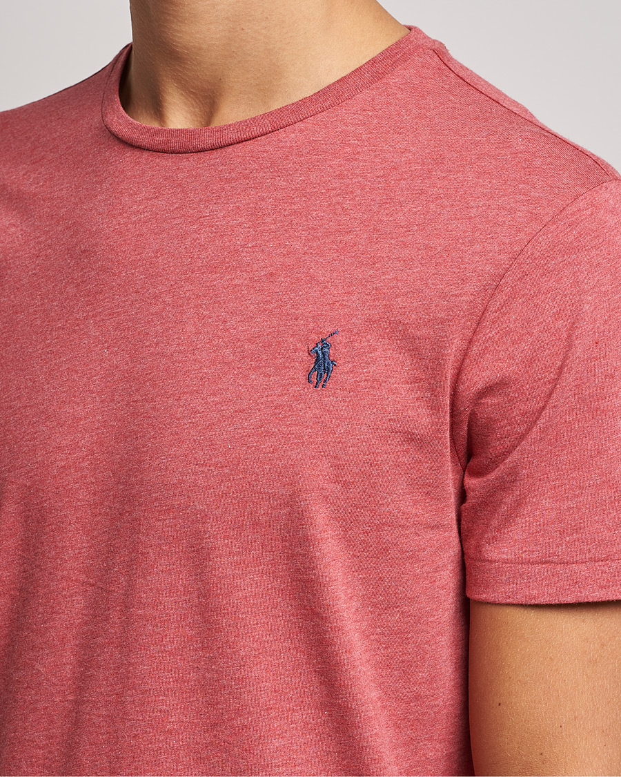 Herre | T-Shirts | Polo Ralph Lauren | Crew Neck Tee Venetian Red Heather