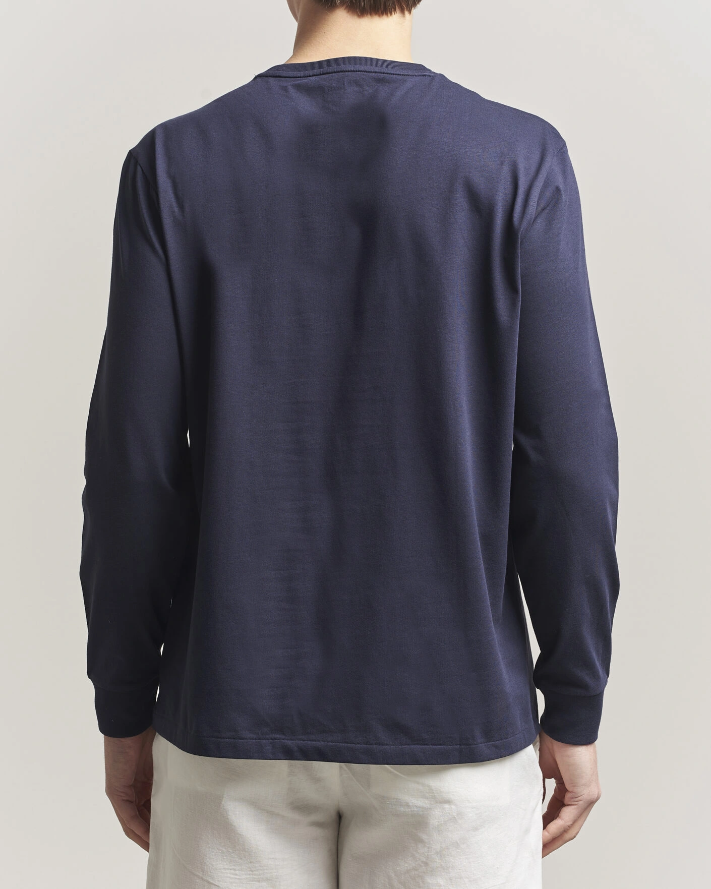 Herre | T-Shirts | Polo Ralph Lauren | Custom Slim Fit Long Sleeve Tee Ink