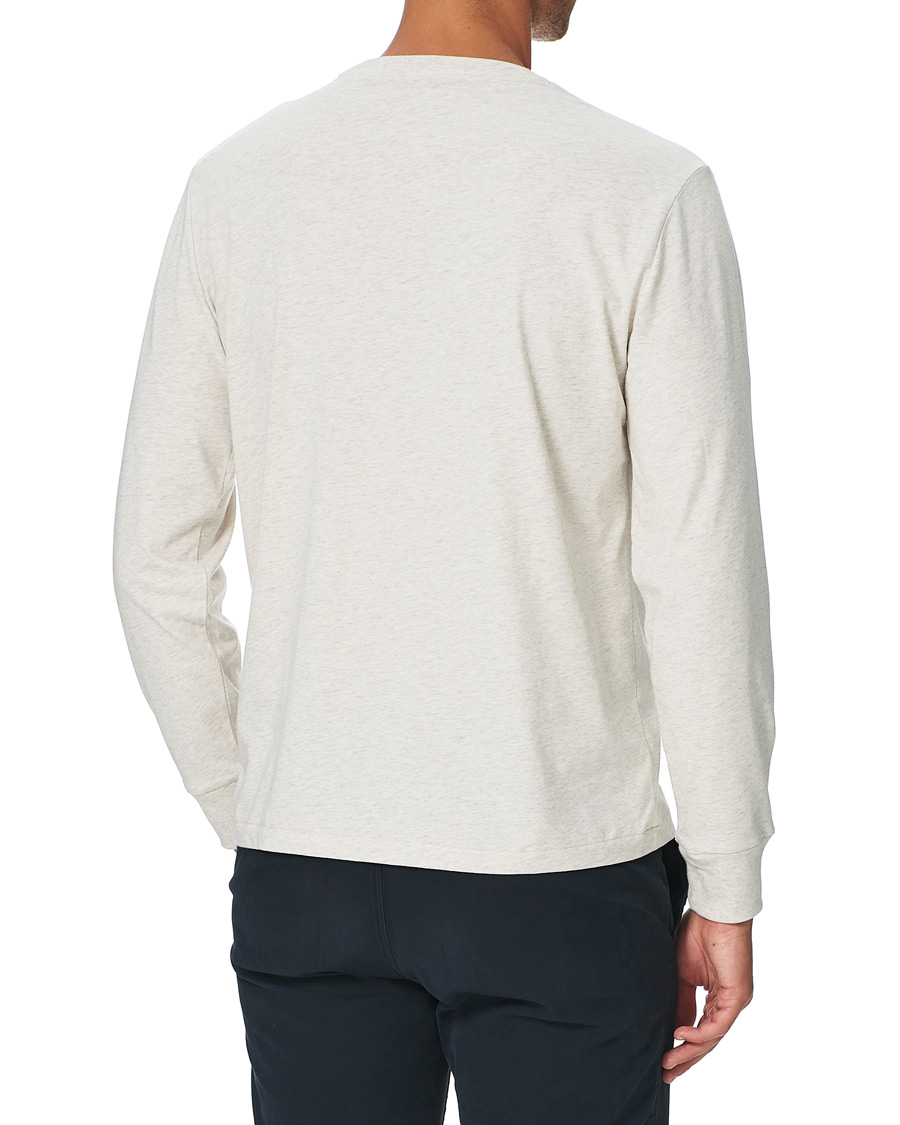 Herre | T-Shirts | Polo Ralph Lauren | Custom Slim Fit Long Sleeve Tee American Heather