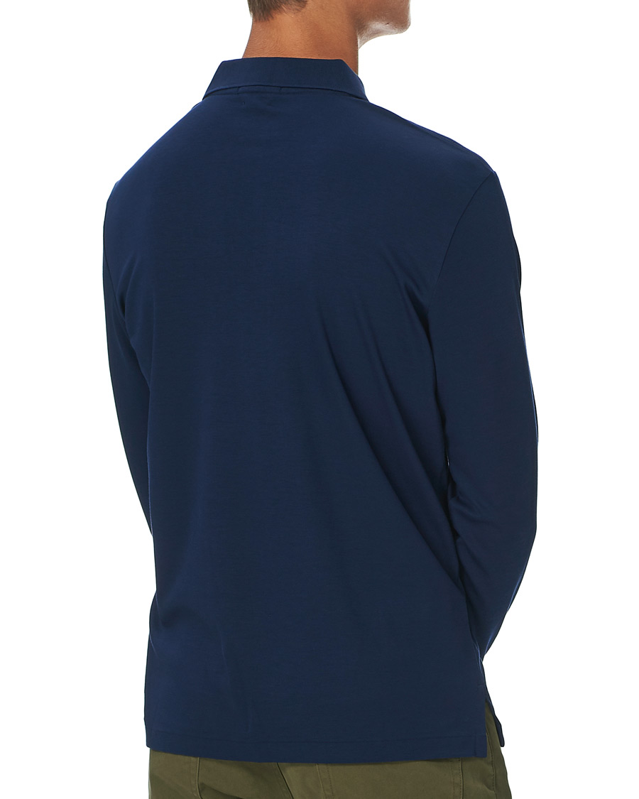 Herre | Gensere | Polo Ralph Lauren | Luxury Pima Cotton Long Sleeve Polo French Navy