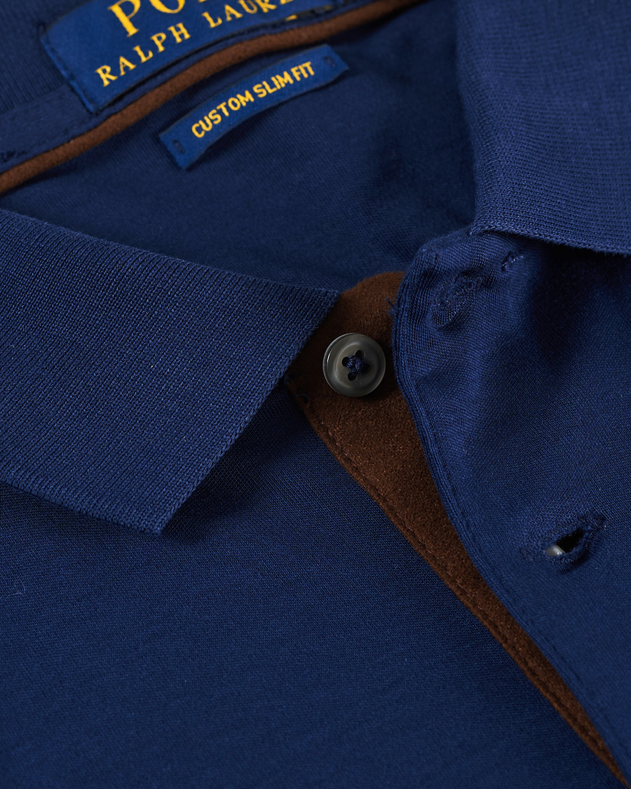 Herre | Gensere | Polo Ralph Lauren | Luxury Pima Cotton Long Sleeve Polo French Navy