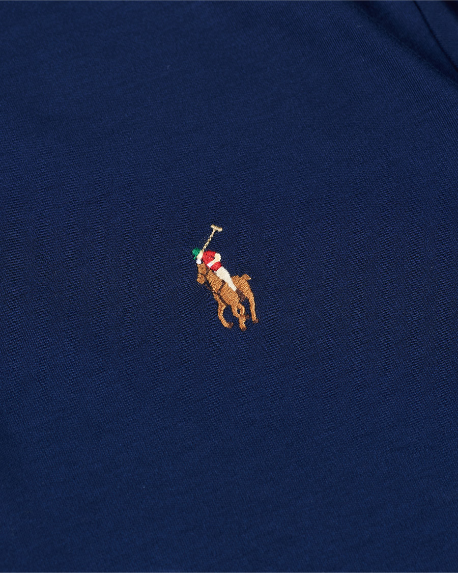 Herre | Gensere | Polo Ralph Lauren | Luxury Pima Cotton Long Sleeve Polo French Navy