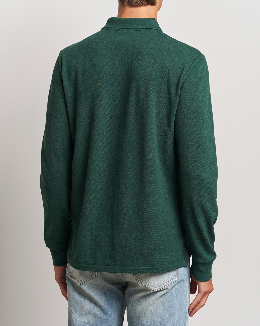 Herre | Gensere | Polo Ralph Lauren | Custom Slim Fit Long Sleeve Polo Scotch Pine Heather
