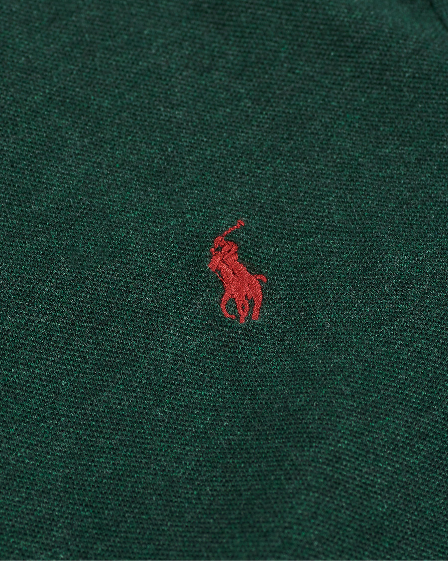 Herre | Gensere | Polo Ralph Lauren | Custom Slim Fit Long Sleeve Polo Scotch Pine Heather