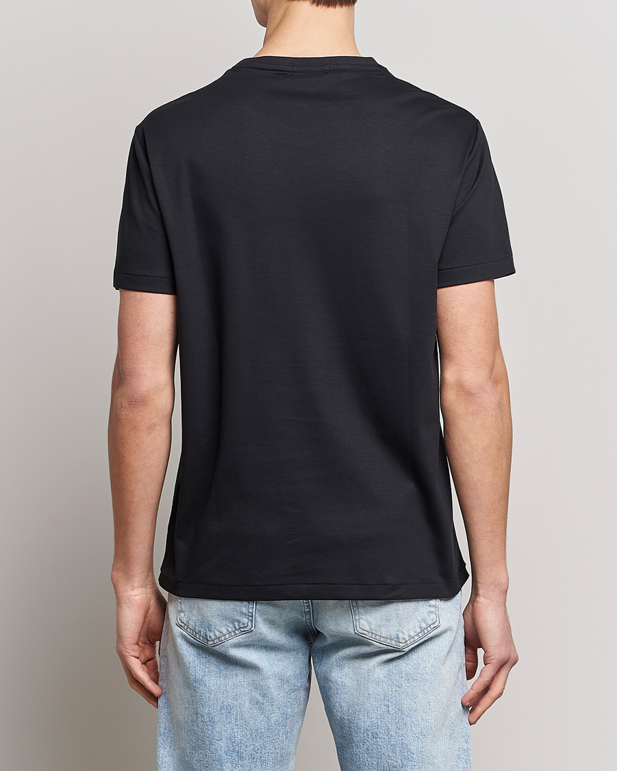 Herre | T-Shirts | Polo Ralph Lauren | Luxury Pima Cotton Crew Neck T-Shirt Black