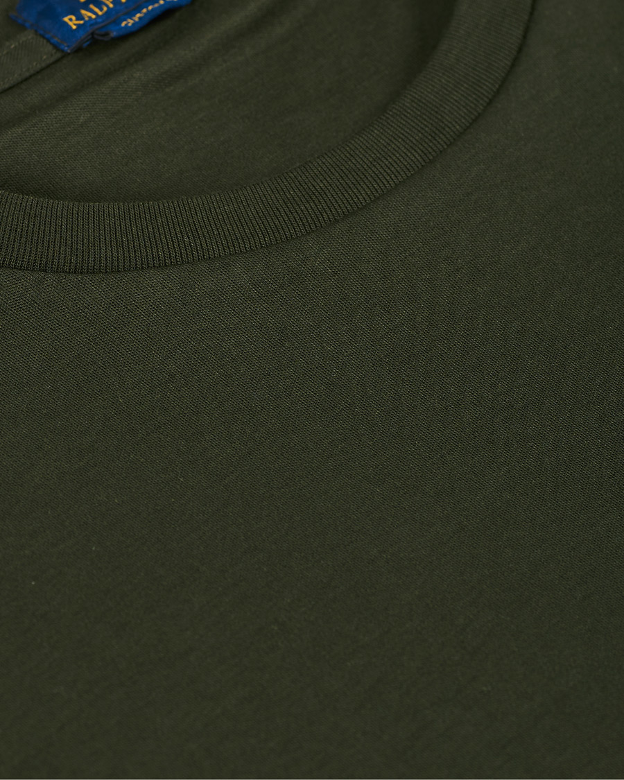 Herre | T-Shirts | Polo Ralph Lauren | Luxury Pima Cotton Crew Neck Tee Estate Olive