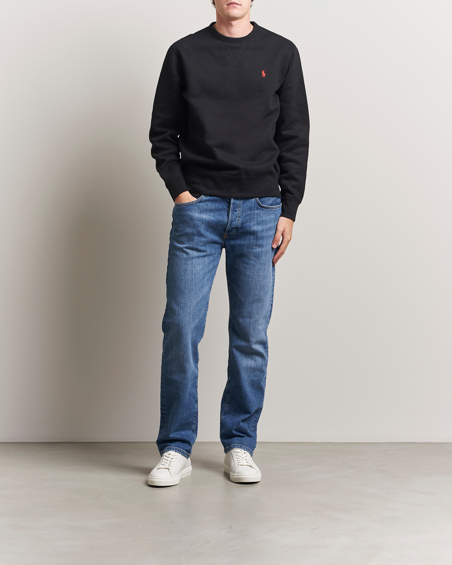 Herre | Gensere | Polo Ralph Lauren | Crew Neck Sweatshirt Polo Black