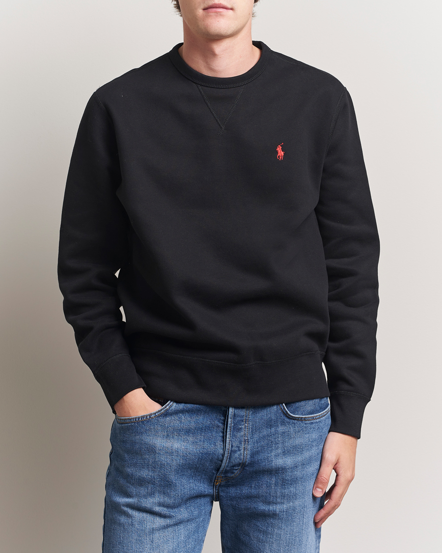Herre | Gensere | Polo Ralph Lauren | Crew Neck Sweatshirt Polo Black
