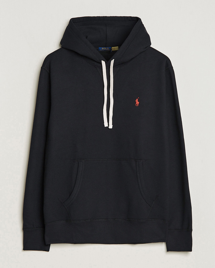Herre | Gensere | Polo Ralph Lauren | RL Fleece Hoodie Polo Black