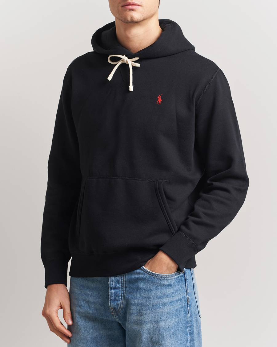 Herre | Gensere | Polo Ralph Lauren | RL Fleece Hoodie Polo Black