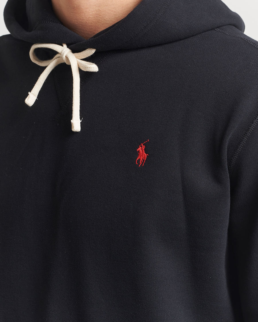 Herre | Gensere | Polo Ralph Lauren | RL Fleece Hoodie Polo Black