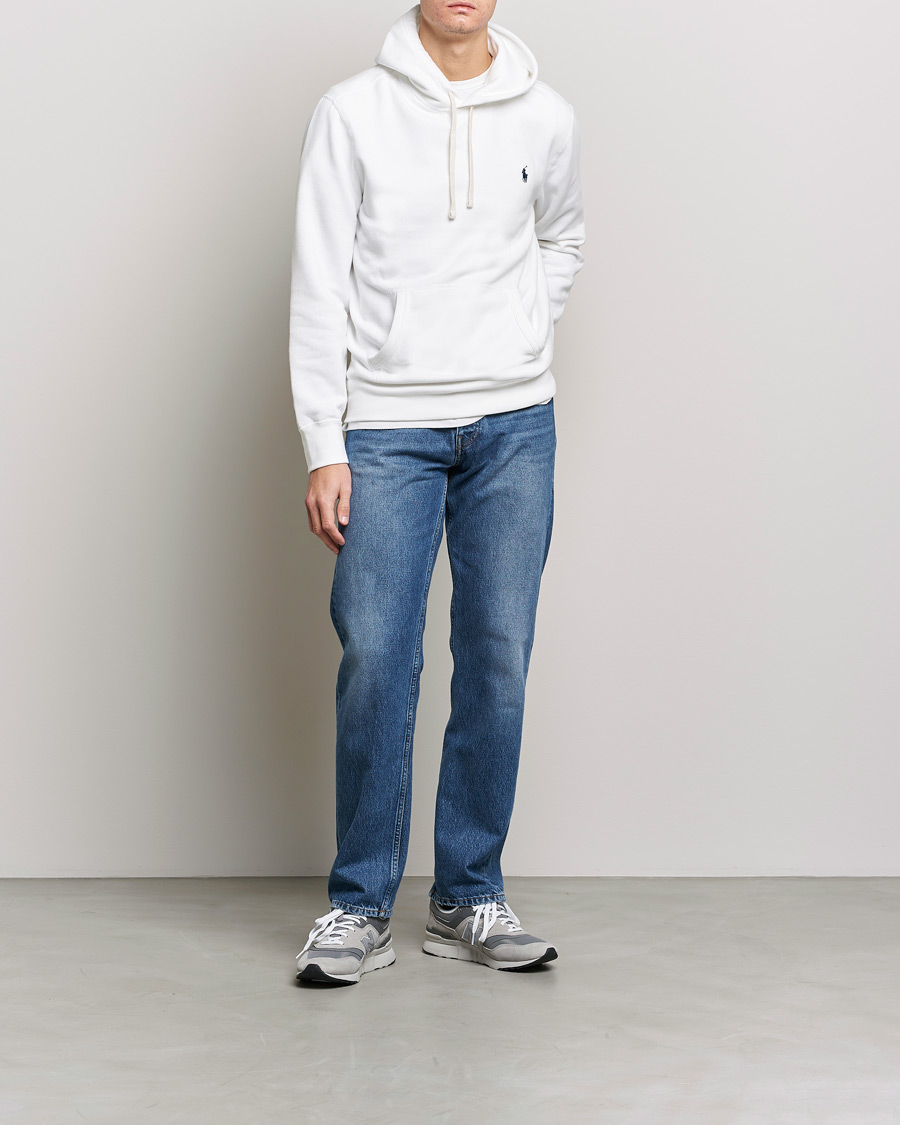 Herre | Gensere | Polo Ralph Lauren | RL Fleece Hoodie White
