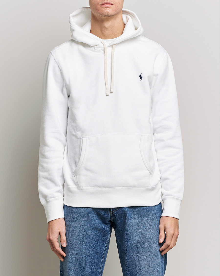 Herre | Gensere | Polo Ralph Lauren | RL Fleece Hoodie White