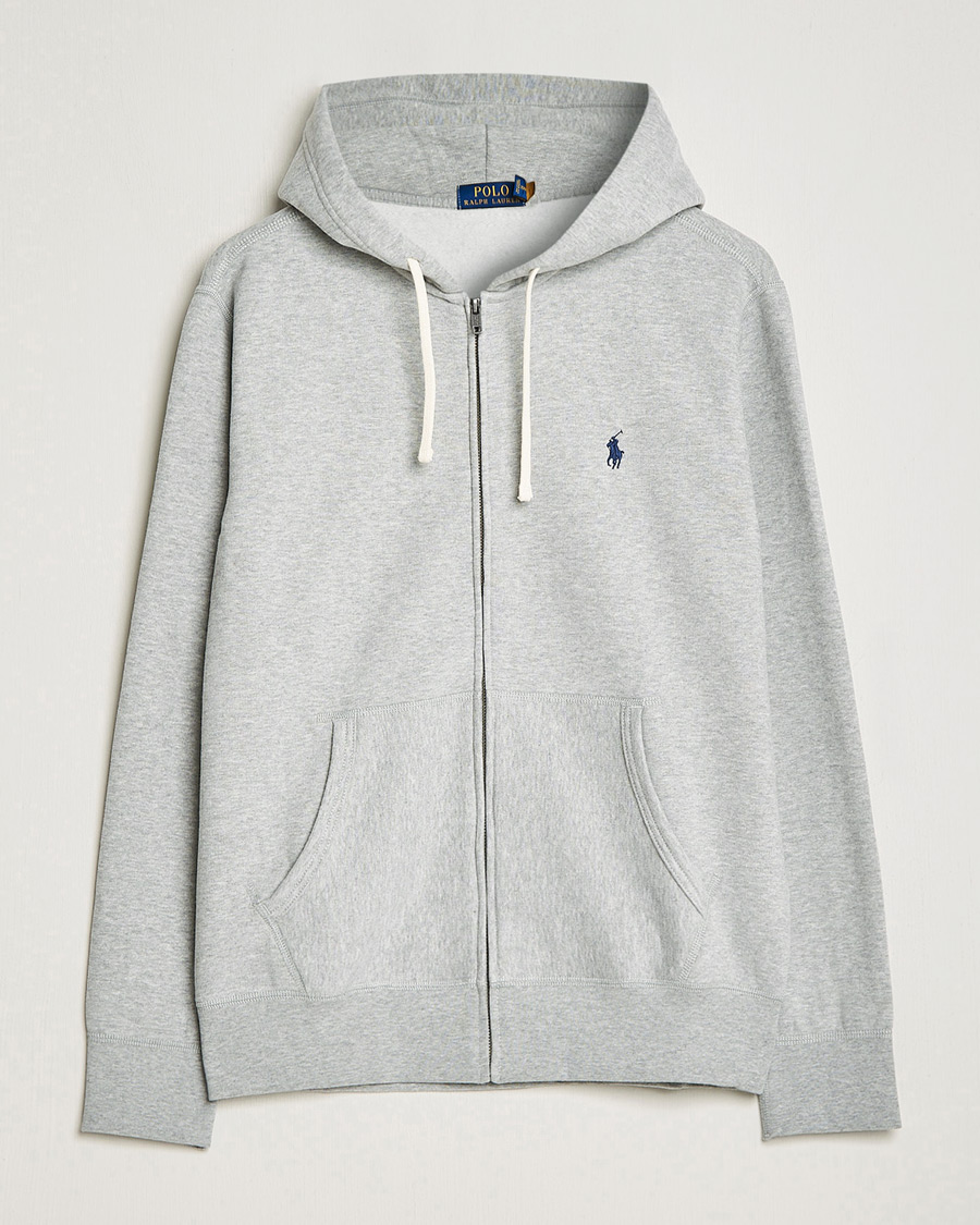 Herre | Gensere | Polo Ralph Lauren | Fleece Full Zip Hoodie Andover Heather