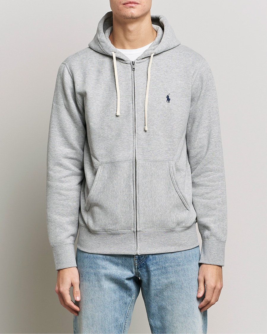 Herre | Gensere | Polo Ralph Lauren | Fleece Full Zip Hoodie Andover Heather