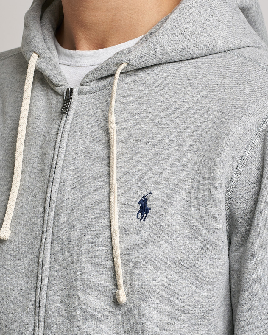 Herre | Gensere | Polo Ralph Lauren | Fleece Full Zip Hoodie Andover Heather
