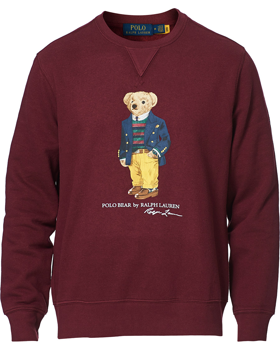 Herre | Gensere | Polo Ralph Lauren | Bear Sweatshirt Classic Wine