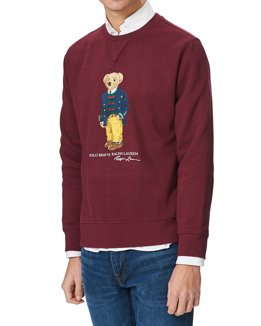 Herre | Gensere | Polo Ralph Lauren | Bear Sweatshirt Classic Wine