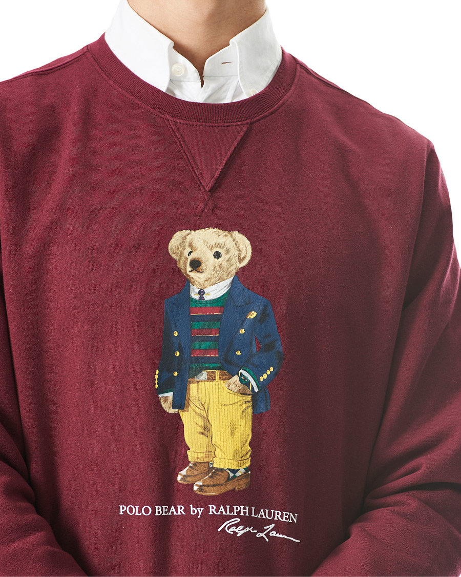 Herre | Gensere | Polo Ralph Lauren | Bear Sweatshirt Classic Wine