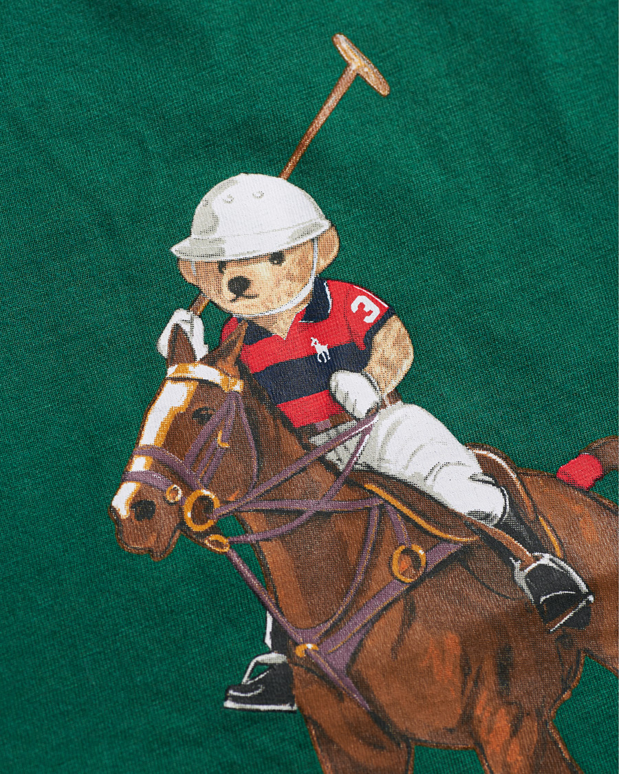 Herre | T-Shirts | Polo Ralph Lauren | Bear Pony Crew Neck Tee Verano Green
