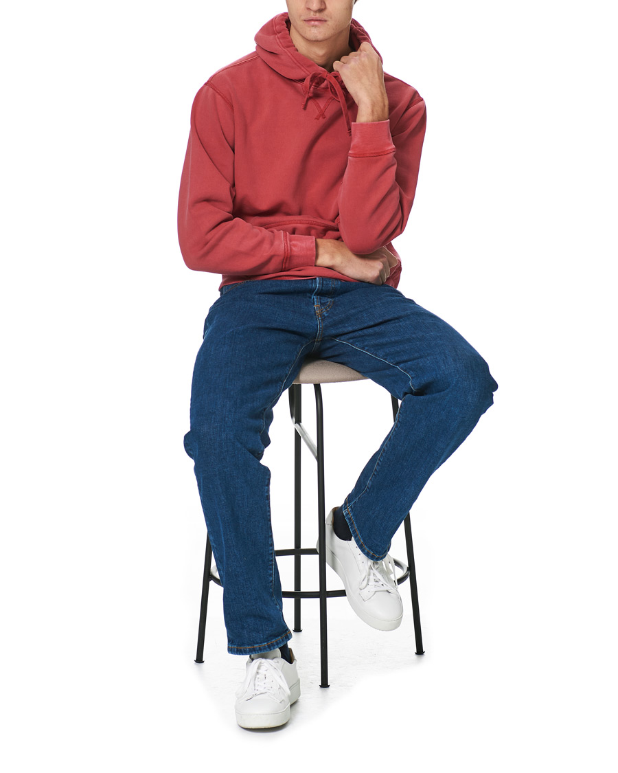 Herre | Gensere | Polo Ralph Lauren | Garment Dyed Hoodie Northwest Deep Red