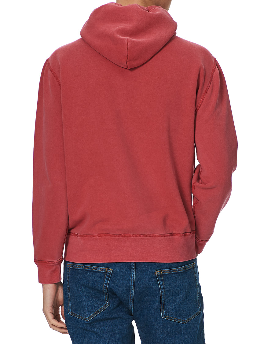 Herre | Gensere | Polo Ralph Lauren | Garment Dyed Hoodie Northwest Deep Red