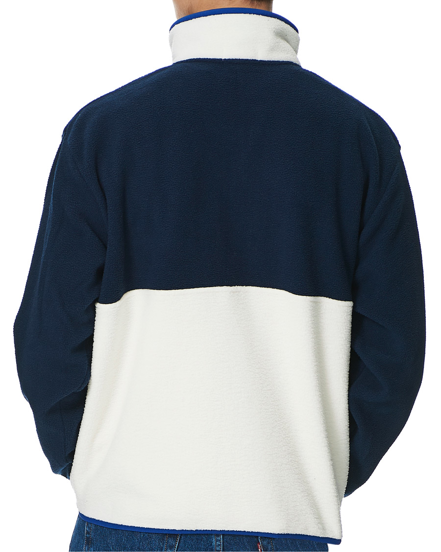 Herre | Gensere | Polo Ralph Lauren | Vintage Poly Fleece Half Zip Sweater Navy/White