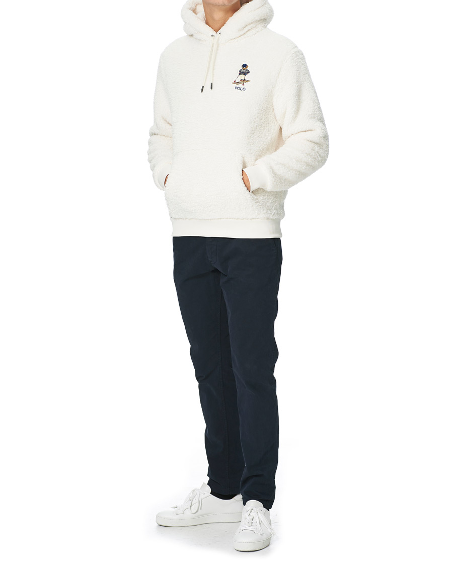 Herre | Gensere | Polo Ralph Lauren | Ski Bear Fleece Hoodie Winter Cream