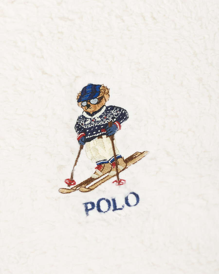 Herre | Gensere | Polo Ralph Lauren | Ski Bear Fleece Hoodie Winter Cream