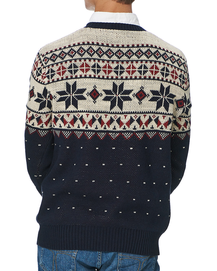 Herre | Gensere | Polo Ralph Lauren | Wool Snowflake Knitted Sweater Navy