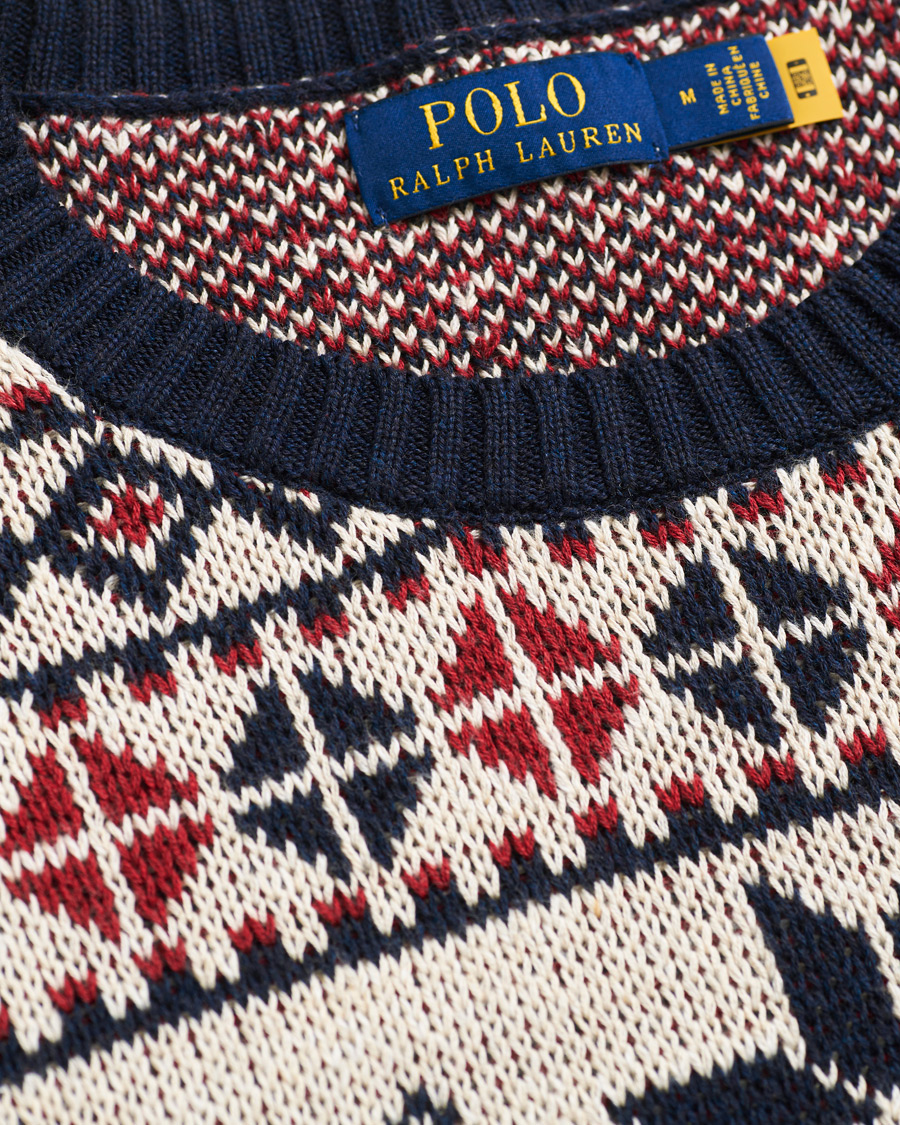 Herre | Gensere | Polo Ralph Lauren | Wool Snowflake Knitted Sweater Navy