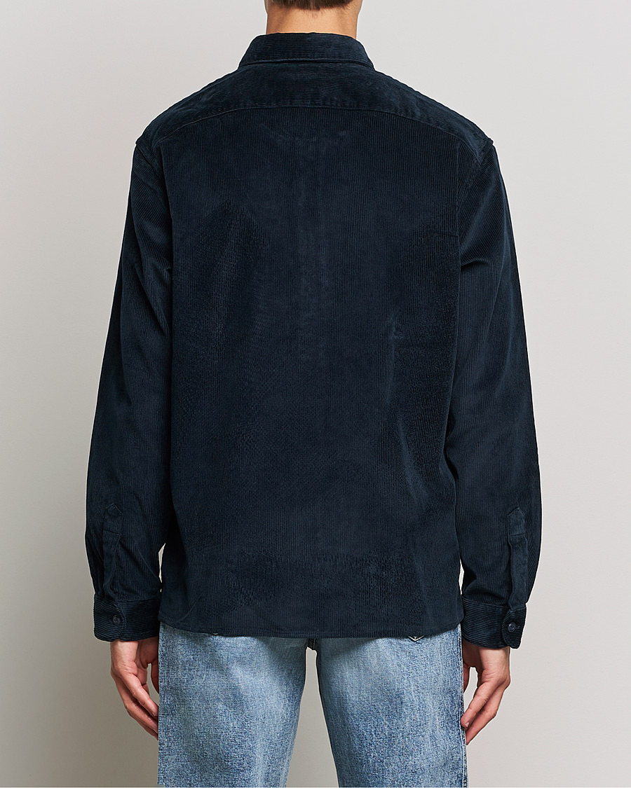 Herre | Skjorter | Polo Ralph Lauren | Corduroy Full Zip Overshirt Navy