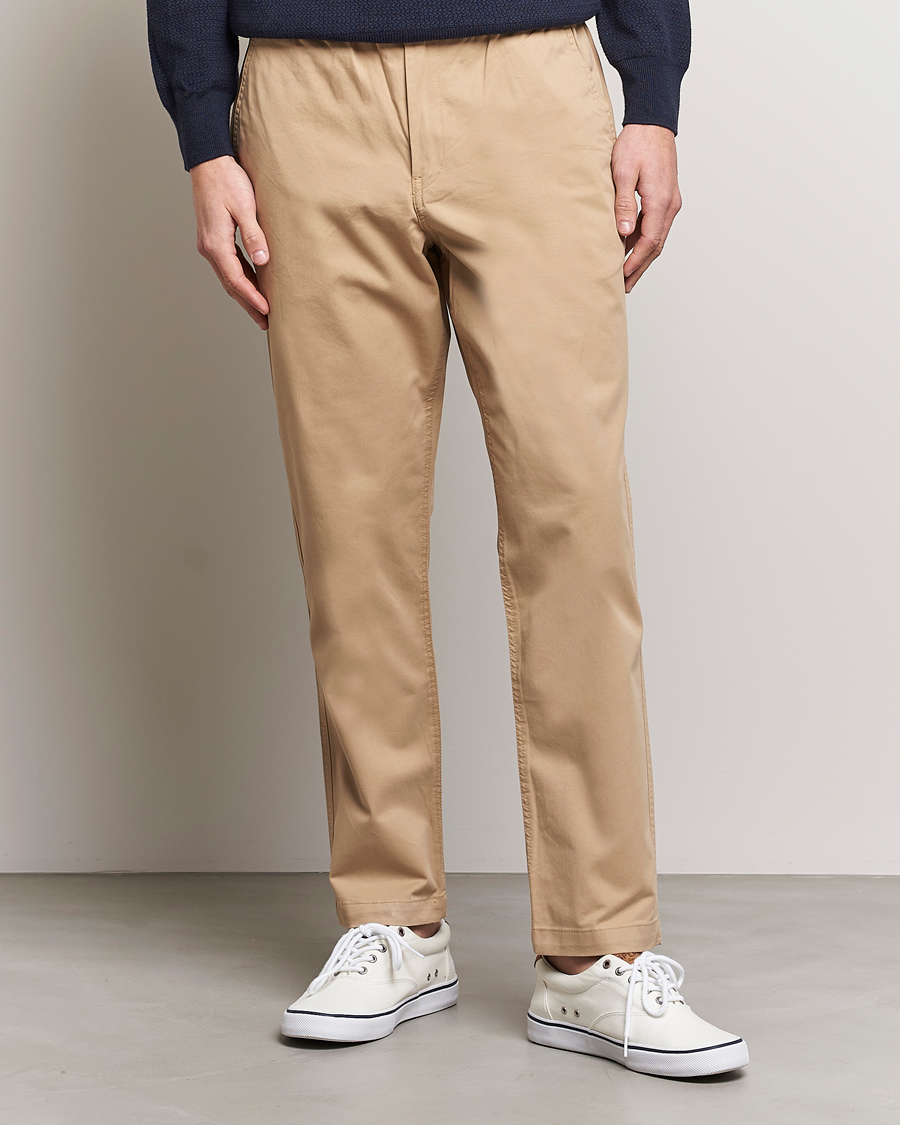 Herre | Bukser | Polo Ralph Lauren | Prepster Stretch Twill Drawstring Trousers Khaki