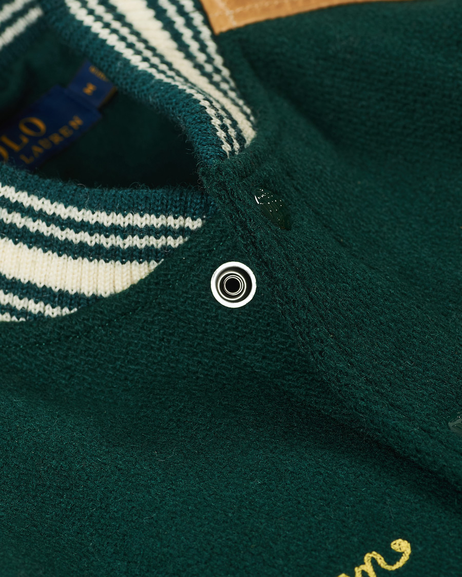 Herre | Jakker | Polo Ralph Lauren | Varsity Lined Bomber Jacket Hunt Club Green