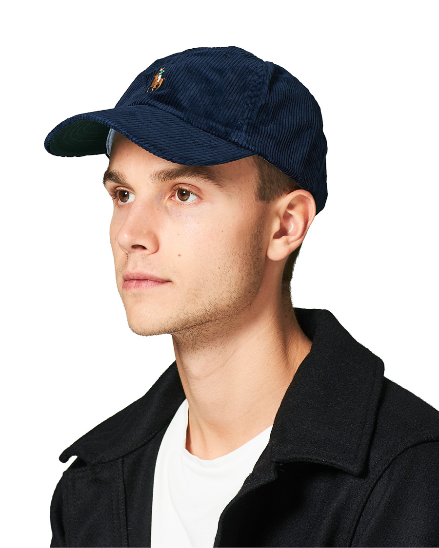 Herre | Polo Ralph Lauren Corduroy Cap Hunter Navy | Polo Ralph Lauren | Corduroy Cap Hunter Navy