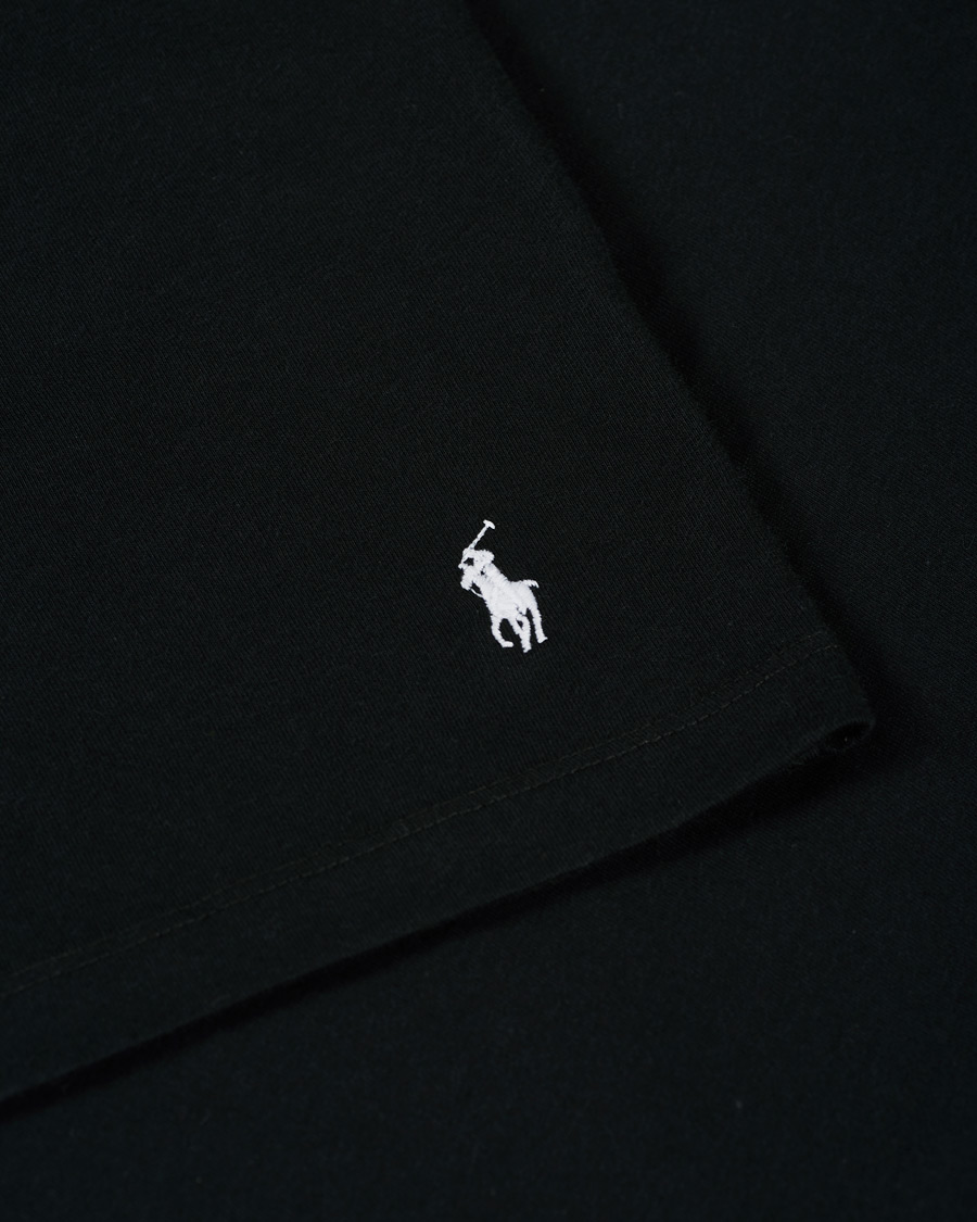 Herre | T-Shirts | Polo Ralph Lauren | 3-Pack Crew Neck Tee Black/Charcoal/Eaton Red