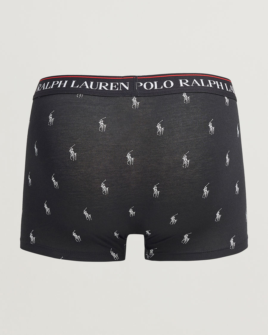 Herre | Undertøy | Polo Ralph Lauren | 3-Pack Trunk Black/Stripe/Pony