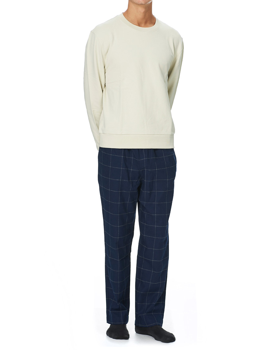Herre | Pyjamaser og badekåper | Polo Ralph Lauren | Flannel Pyjama Pants Window Pane Navy
