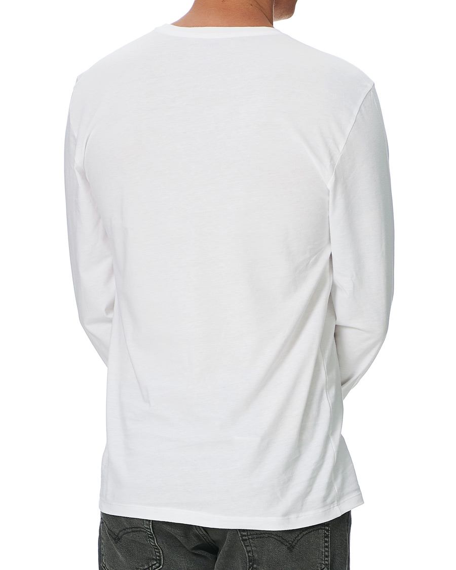 Herre | T-Shirts | Polo Ralph Lauren | 3-Pack Long Sleeve Tee White/Black/Heather