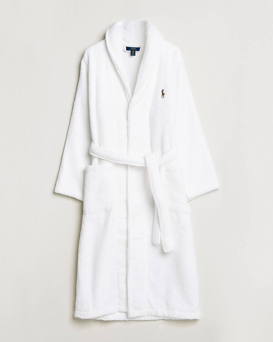 Herre | Pyjamaser og badekåper | Polo Ralph Lauren | Cotton Terry Robe White