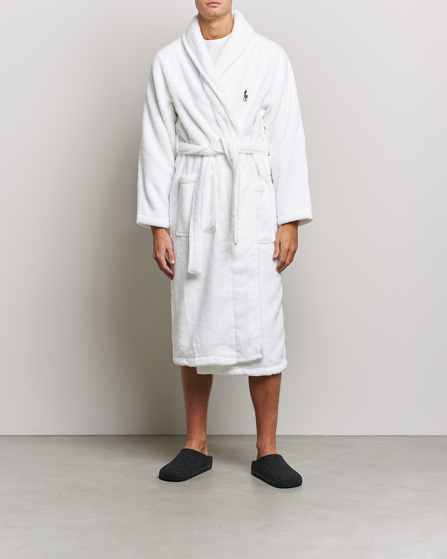 Herre | Pyjamaser og badekåper | Polo Ralph Lauren | Cotton Terry Robe White White